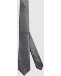 Gucci - Double G Silk Jacquard Tie - Lyst