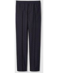 Gucci - Polyester GG Jacquard Pant With Web - Lyst