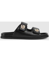 Gucci - Gg Marmont Sandals - Lyst