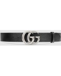 Gucci - GG Marmont Wide Belt - Lyst