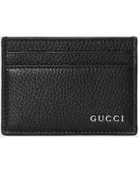 Gucci - Card Case With Logo - Lyst