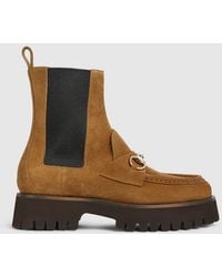 Gucci - Ankle Boot With Horsebit, Uk - Lyst