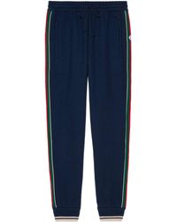 gucci sweatpants blue