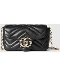Gucci Moon Side Mini Shoulder Bag in Red | Lyst