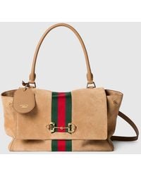 Gucci - Paparazzo Medium Top Handle Bag, Suede - Lyst