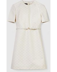 Gucci - Gg Cotton Gabardine Dress, Ready-To-Wear - Lyst