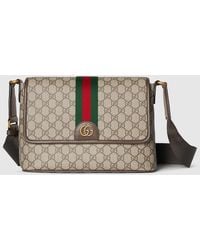 Gucci - Ophidia Medium Messenger Bag, Gg Canvas - Lyst