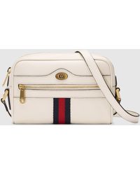 Gucci Ophidia Mini-Tasche - Weiß