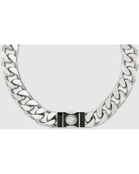 Gucci - Interlocking Chain Necklace - Lyst