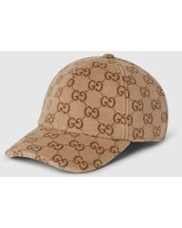 Gucci - Ggウール ベースボールキャップ, ブラウン, ウール - Lyst