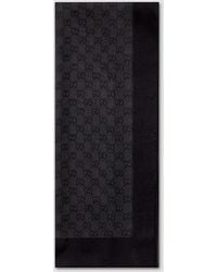 Gucci - Printed Silk Chiffon Stole - Lyst