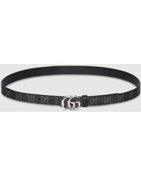 Gucci - Reversible Gg Marmont Thin Belt, Size 105 - Lyst