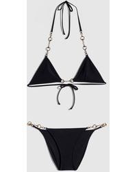 Gucci - Stretch Jersey Bikini With Horsebit - Lyst
