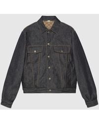 Gucci - GG Reversible Denim Jacket - Lyst