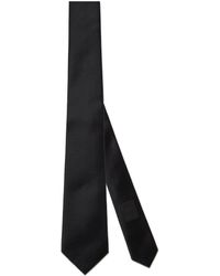 Gucci Silk Tie With Bee Web in Blue for Men - Save 33% | Lyst ...