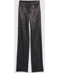 Gucci - Pinstripe Wool Silk Pants, Size 40 It, Ready-To-Wear - Lyst