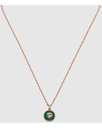 Gucci - Interlocking 18K Chain Necklace - Lyst
