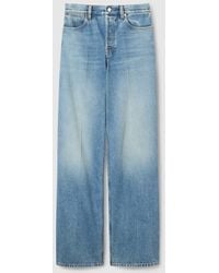 Gucci - Wide Leg Denim Pants, Size 23, Ready-To-Wear - Lyst