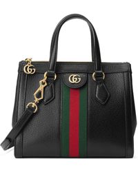 Gucci Kleine 'Ophidia' Handtasche mit GG - Schwarz