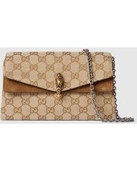 Gucci - Dionysus Small Shoulder Bag, Gg Canvas - Lyst