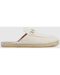 Gucci - Espadrille Mule With Horsebit - Lyst