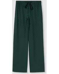Gucci - Gg Silk Jacquard Track Bottoms - Lyst