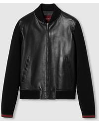 Gucci - Nappa Leather Bomber Jacket - Lyst