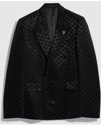 Gucci - Gg Light Faille Double-Breasted Jacket - Lyst