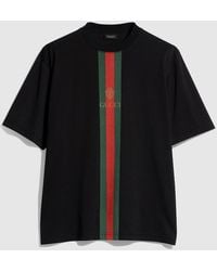 Gucci - Cotton Jersey T-Shirt With Print - Lyst