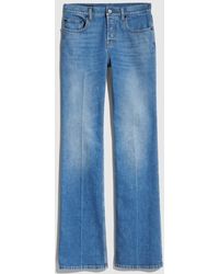 Gucci - Flared Stretch Cotton Denim Pants - Lyst