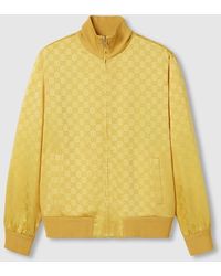 Gucci - Gg Jacquard Zip Jacket - Lyst