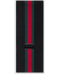 Gucci - Striped Wool Cashmere Jacquard Scarf - Lyst