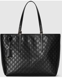 Gucci - Bolso Tote Gg Emblem Tamaño Grande - Lyst