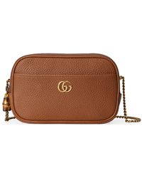 Gucci - Double G Super Mini Bag With Bamboo - Lyst