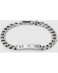 Gucci Anger Forest Wolf Head Bracelet In Silver ($2,355) ❤ liked on  Polyvore featuring jewelry,…