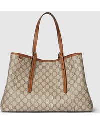 Gucci - Bolso Tote Gg Emblem Tamaño Grande - Lyst