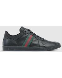 Gucci - Stretch Low-Top Sneaker, Leather - Lyst