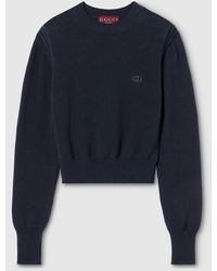 Gucci - Cotton Sweatshirt With Embroidery - Lyst