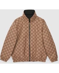 Gucci - Reversible GG Canvas Jacket - Lyst