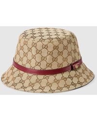 Gucci - Gorro Tipo Pescador De Lona Gg, Talla - Lyst