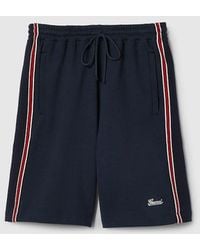 Gucci - Cotton Jersey Basketball Shorts - Lyst