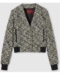Gucci - Laminated Wool Bouclé Fabric Jacket, Ready-To-Wear - Lyst