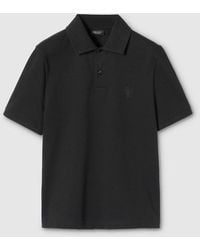 Gucci - Cotton Piquet Polo Shirt With Embroidery - Lyst