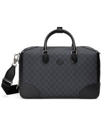 Gucci Duffle Bag With Interlocking G - Zwart