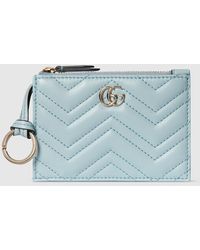Gucci - Gg Marmont Zip Key Pouch - Lyst