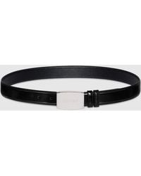 Gucci - Ceinture Réversible Avec Boucle Plate, Taille 100 - Lyst