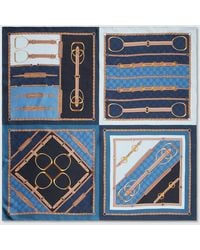 Gucci - Printed Silk Twill Jacquard Carré - Lyst