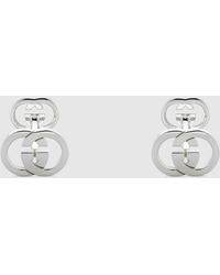 Gucci - Boutons De Manchette Interlocking - Lyst