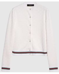Gucci - Gg Fine Cotton Viscose Jacquard Cardigan, Size Xxl, Ready-To-Wear - Lyst
