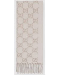 Gucci - Gg Cashmere Scarf - Lyst